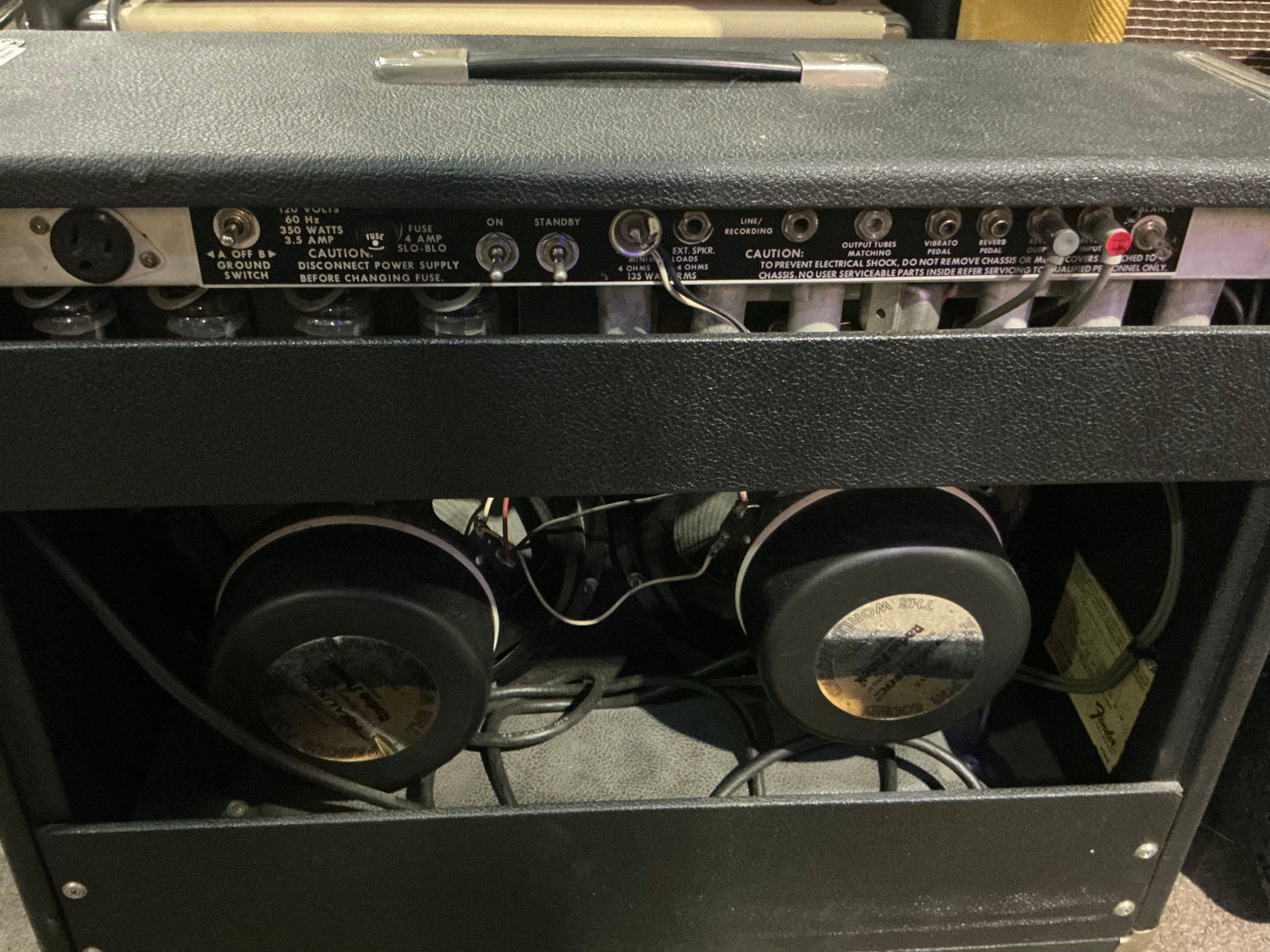 Fender Twin Reverb Amp Tube Guitar Combo Amplifier 1977 - Silverface - Local Pickup Only