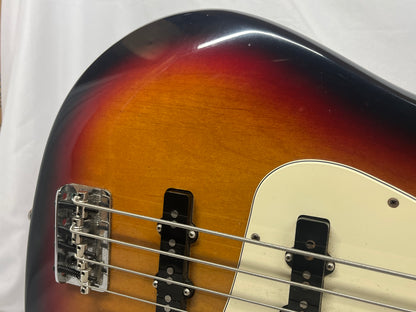 Fender American 4-String Electric Jazz Bass with Hard Case - 3-Color Sunburst