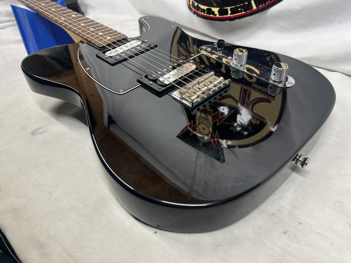 Fender Standard Telecaster tele HH Electric Guitar with Hard Case - Black