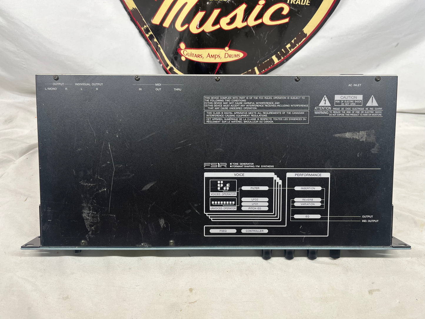 Yamaha FS1R Tone Generator Synthesizer Rack Module