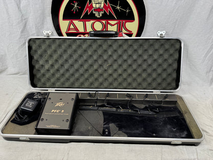 Peavey PFC 5 pfc5 Portable Floor Effect Pedal Case with Power