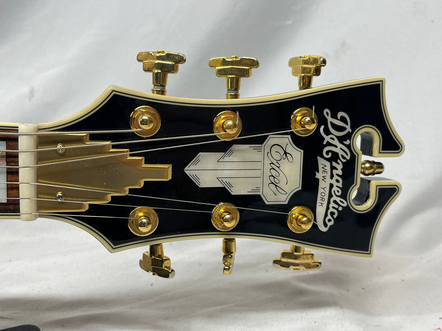 D'Angelico EX-SS Semi-Hollow Body Electric Guitar with Hard Shell Case