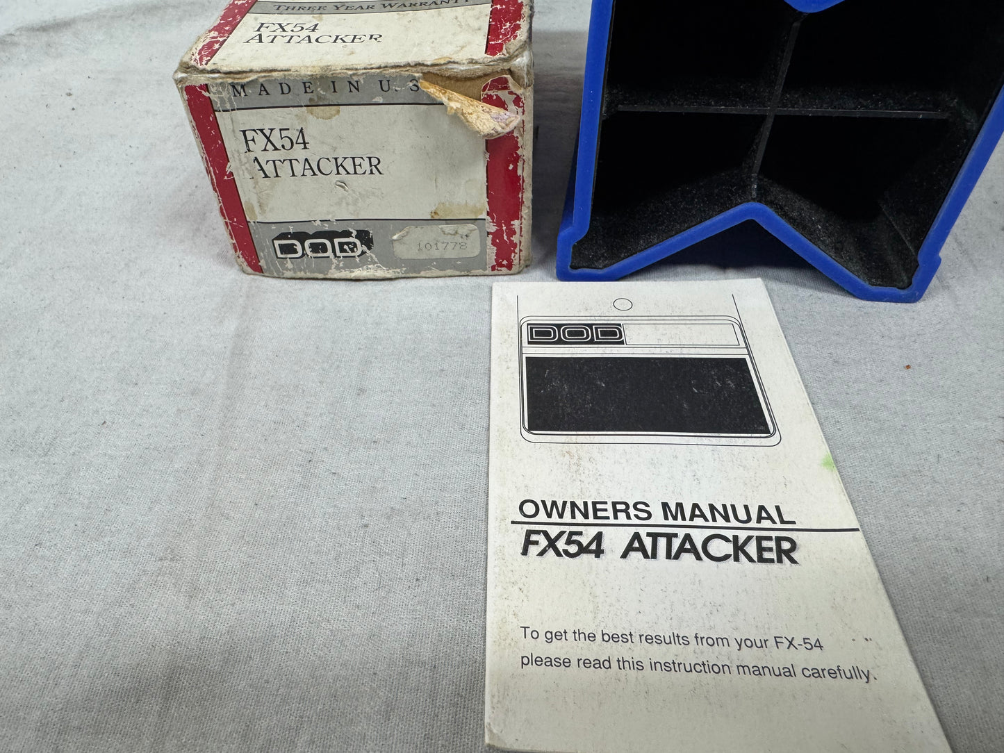 DOD FX54 Attacker Distortion Compressor Pedal with Box