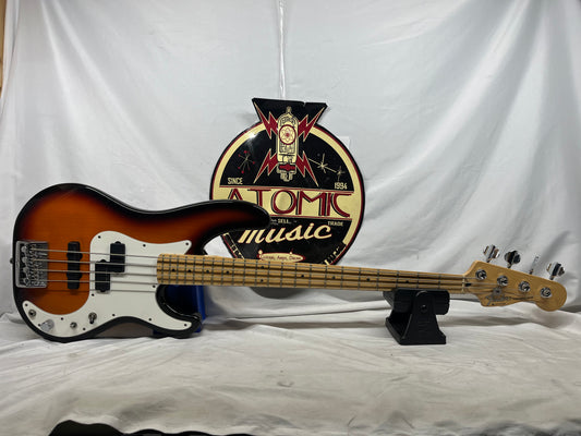 Fender Precision Bass P-Bass Plus 4-String Electric Bass - Brown Sunburst