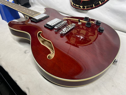 Ibanez Artcore Series AS73 Semi-Hollow Body Electric Guitar - Transparent Cherry Red