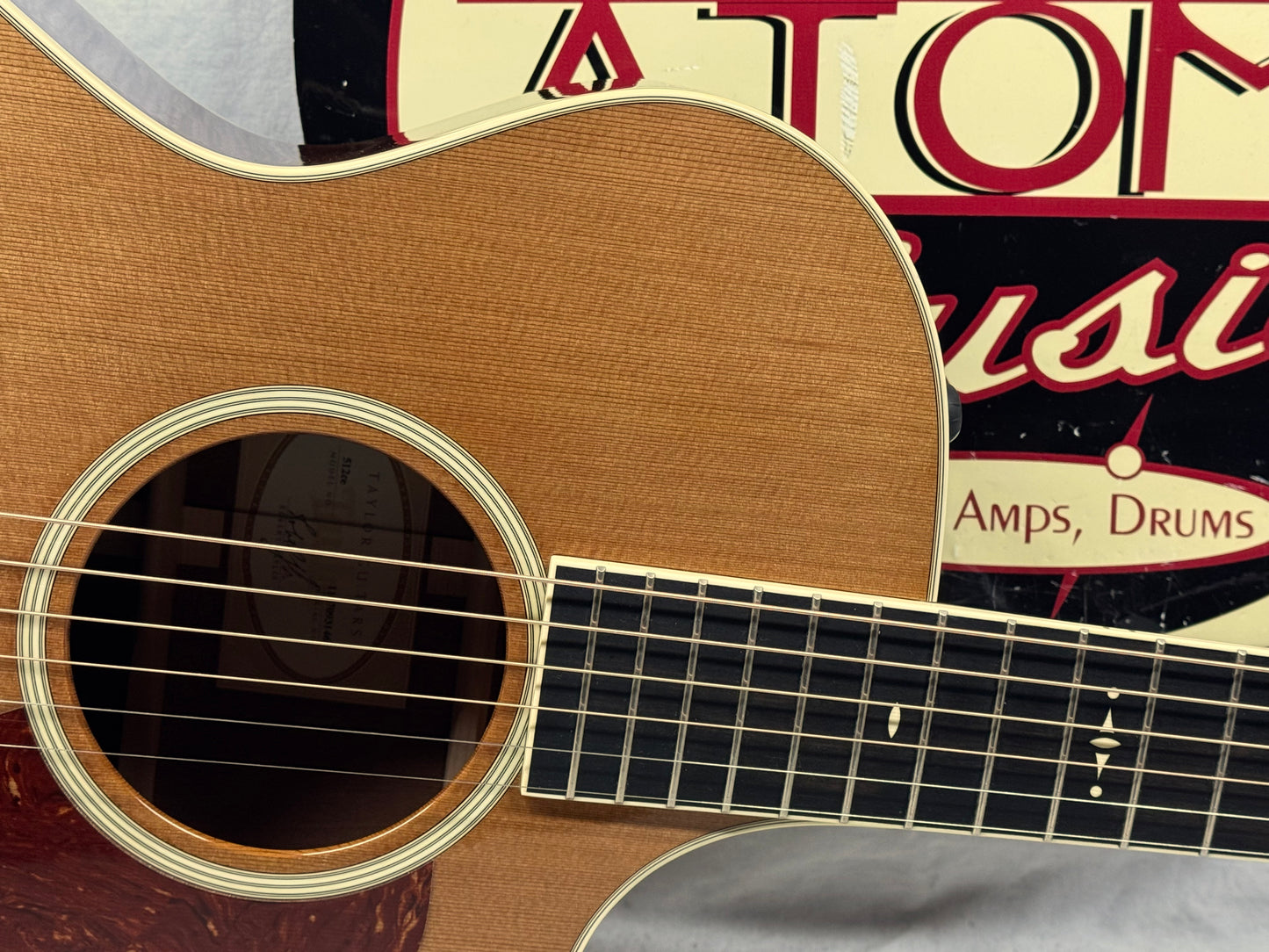 Taylor 512ce 512 ce Grand Concert Acoustic Guitar with Case 2013