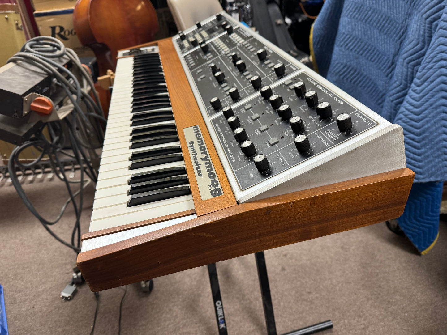 Moog Model 345A Memorymoog Plus memorymoog+ Polyphonic Synthesizer Keyboard - Local Pickup Only