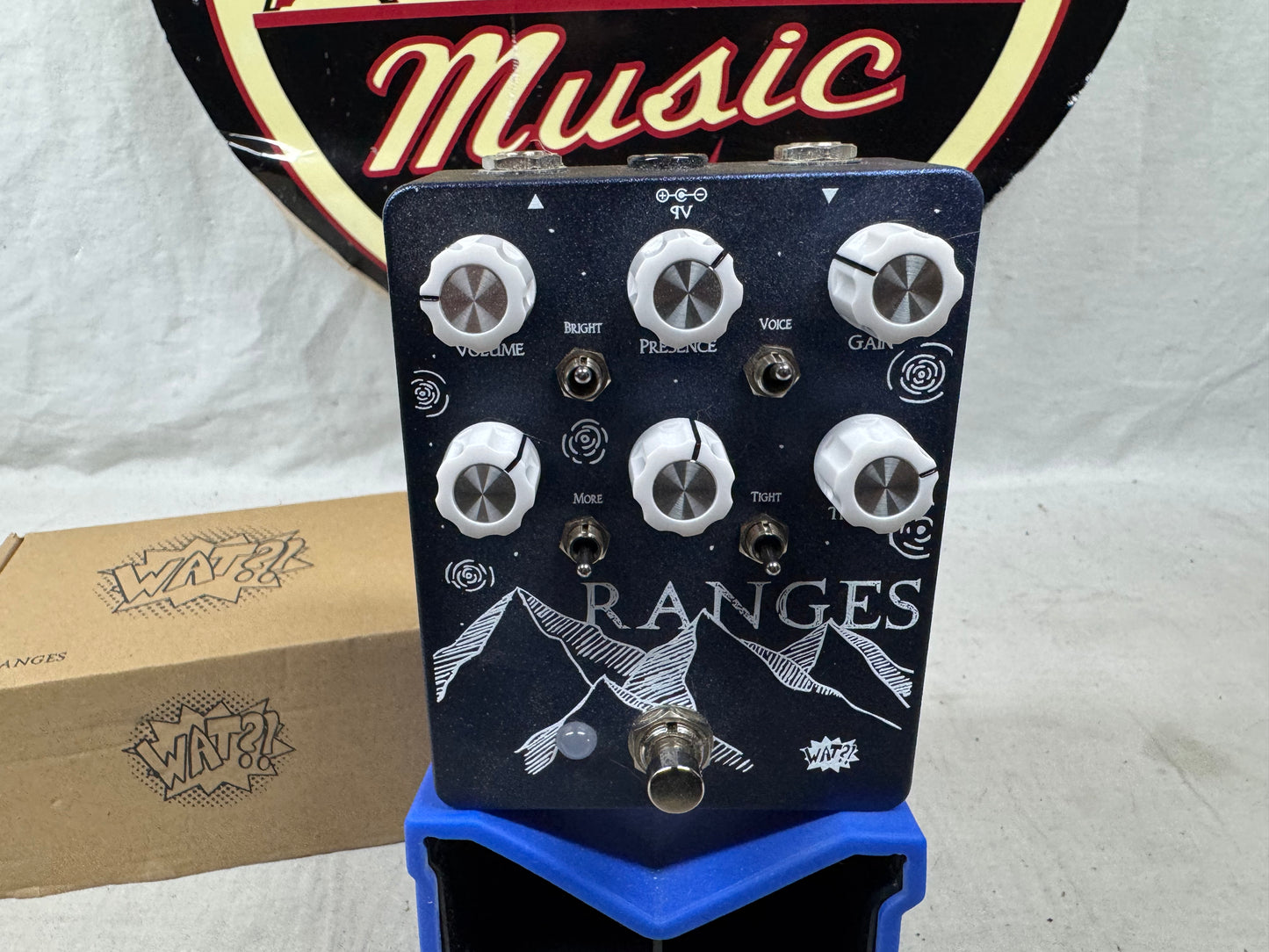 Wonderful Audio Technology WAT?! Ranges Overdrive Pedal with Box
