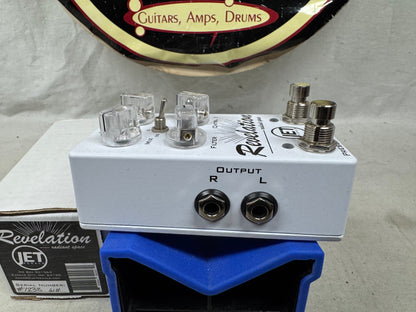 Jet Pedals Revelation Radiant Space v3 Reverb Pedal with Box