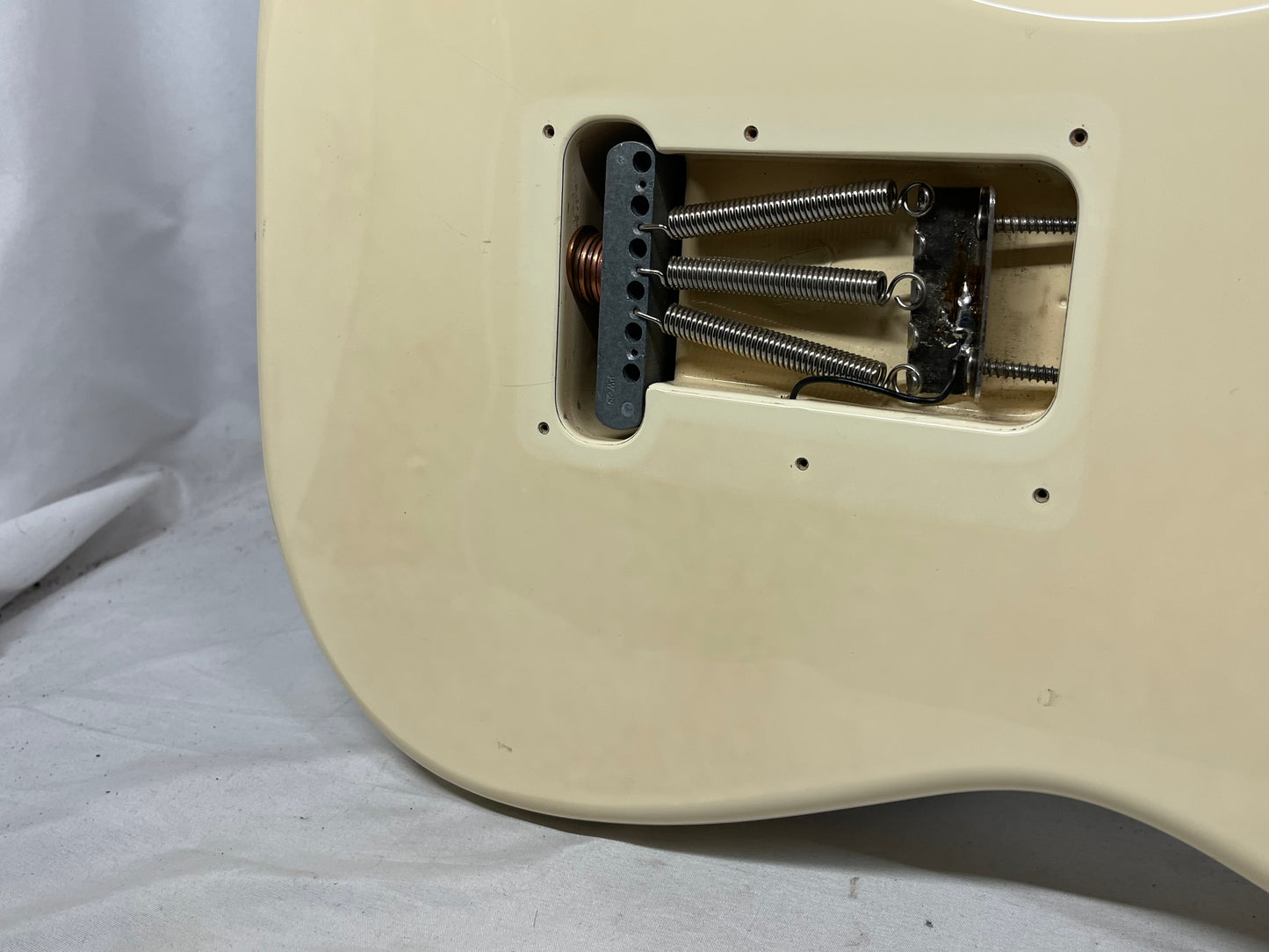 Fender Standard Stratocaster Strat Left Handed Lefty Electric Guitar - Arctic White