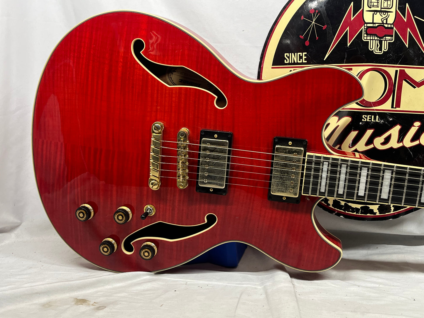Ibanez AS93FM Doublecut Semi-Hollow Body Electric Guitar - Transparent Cherry Red