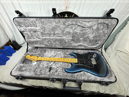 Fender American Professional II 2 Stratocaster Guitar with Case 2021 - Dark Night / Maple neck