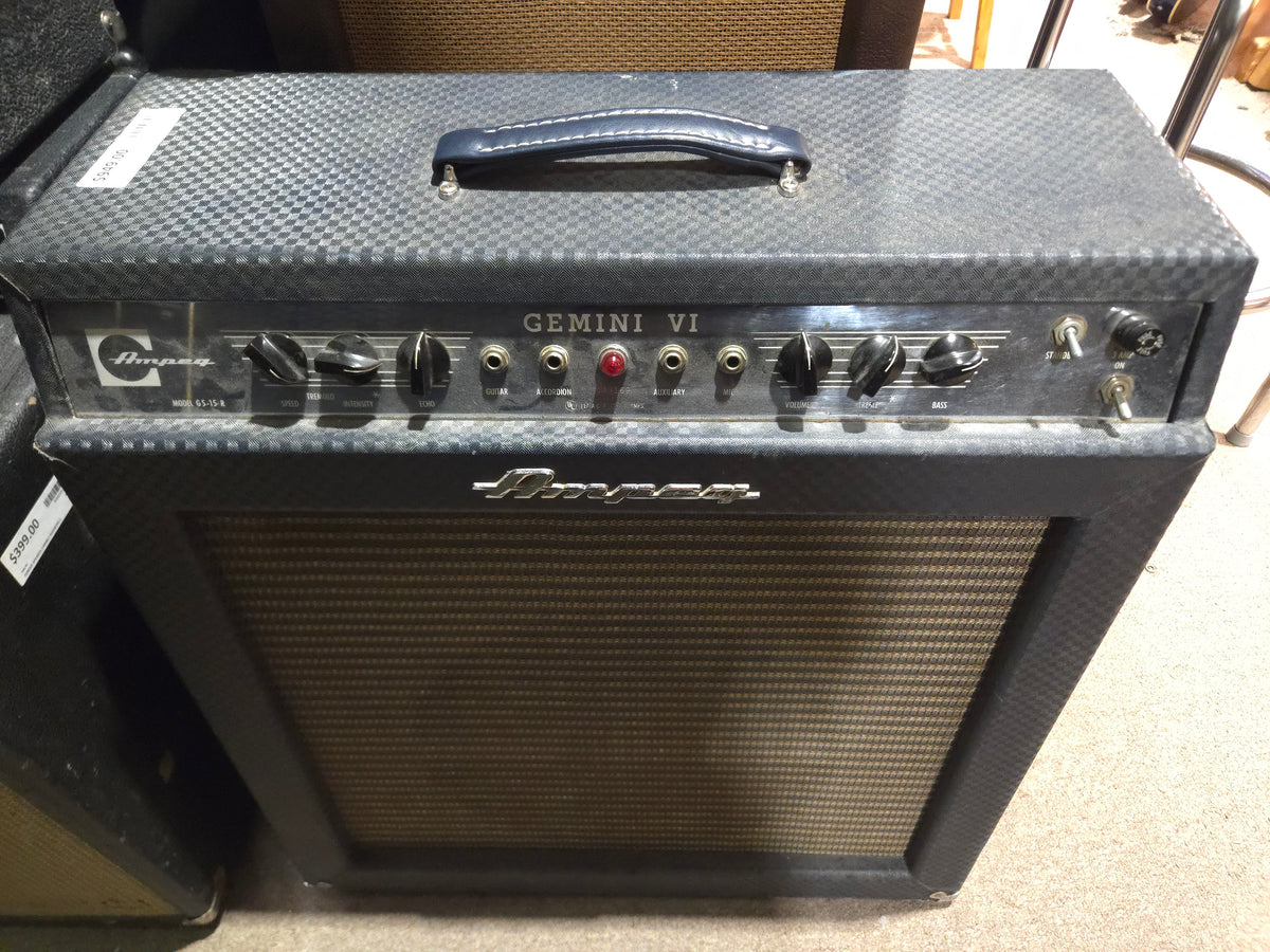 Ampeg GS-15R Gemini VI 30-Watt 1x15" Guitar Combo 1966 - 1967 - Local Pickup Only