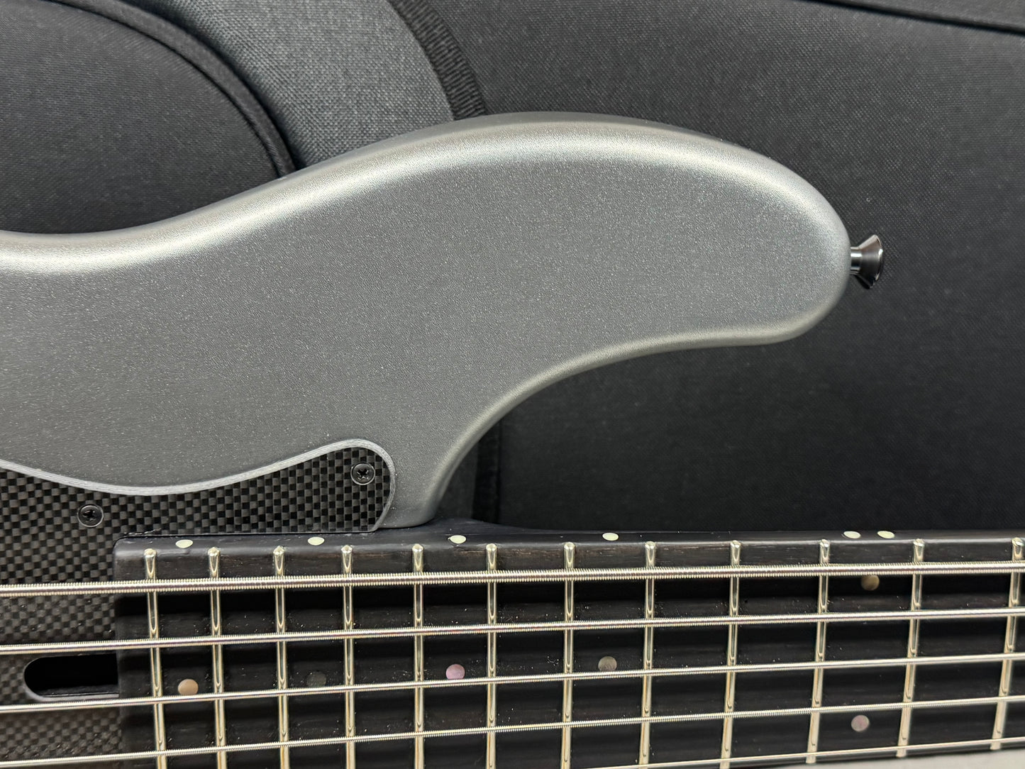 Brubaker JXB-USA-5 JXB-5 jxb5 5-string Bass with Bag 2025 - Silver Steel Satin
