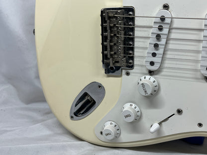 Fender Jimmie-Vaughn Tex-Mex Stratocaster Strat Electric Guitar MIM - Made in Mexico - Olympic White