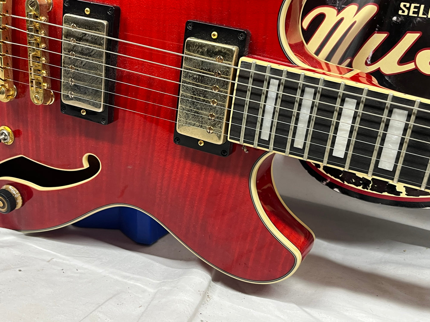 Ibanez AS93FM Doublecut Semi-Hollow Body Electric Guitar - Transparent Cherry Red