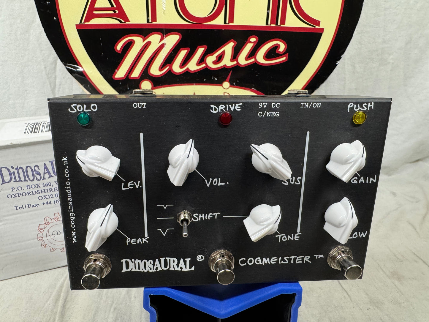 Dinosaural Cogmeister Overdrive Pedal with Box
