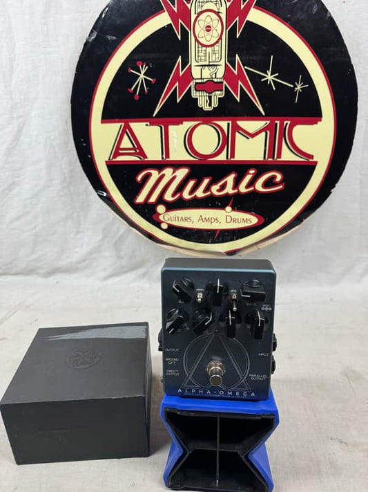 Darkglass Electronics Alpha Omega Bass Preamp Distortion Pedal with Box