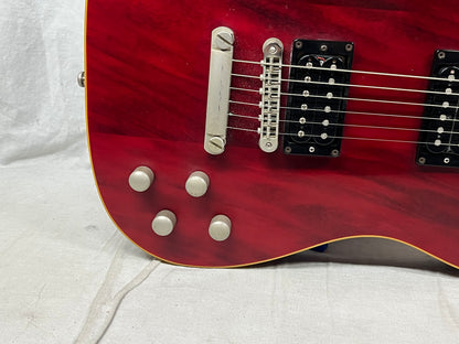 Squier Master Series Chambered Telecaster Electric Guitar 2005 - Crimson Red Transparent