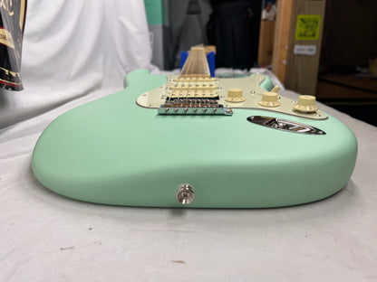 Fender American Performer Stratocaster Strat HSS Electric Guitar - Satin Surf Green