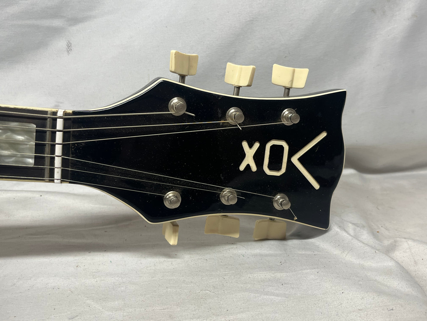 Vox Super Lynx Deluxe Hollow Body Electric Guitar with Hard Case - Sunburst
