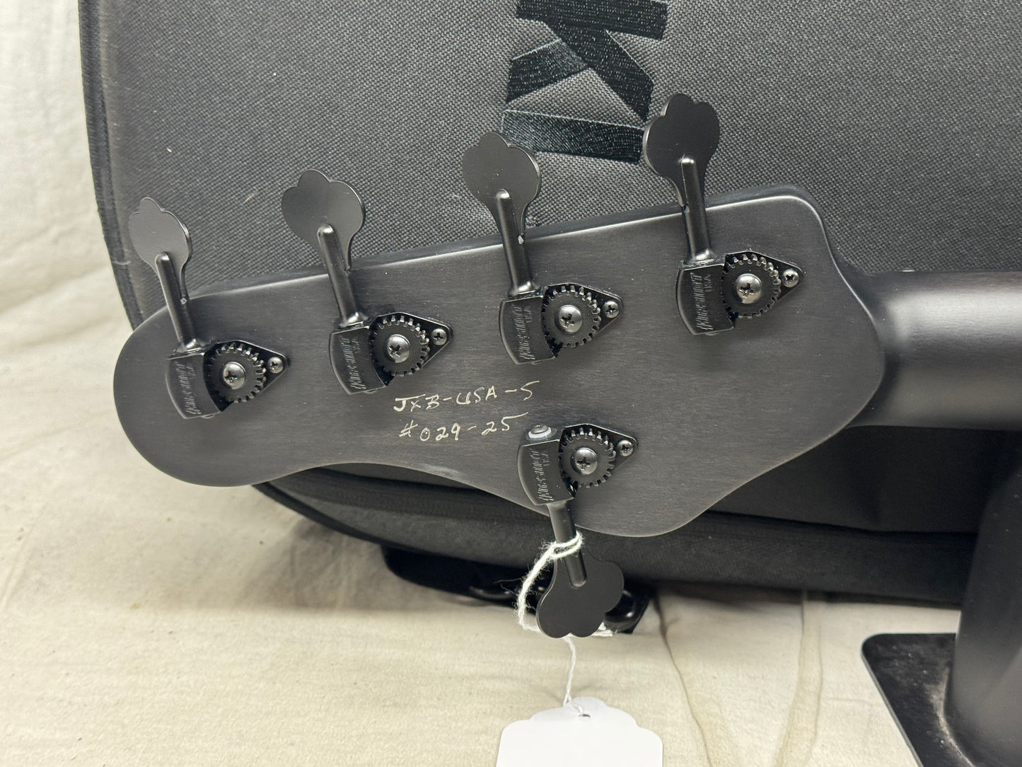 Brubaker JXB-USA-5 JXB-5 jxb5 5-string Bass with Bag 2025 - Silver Steel Satin
