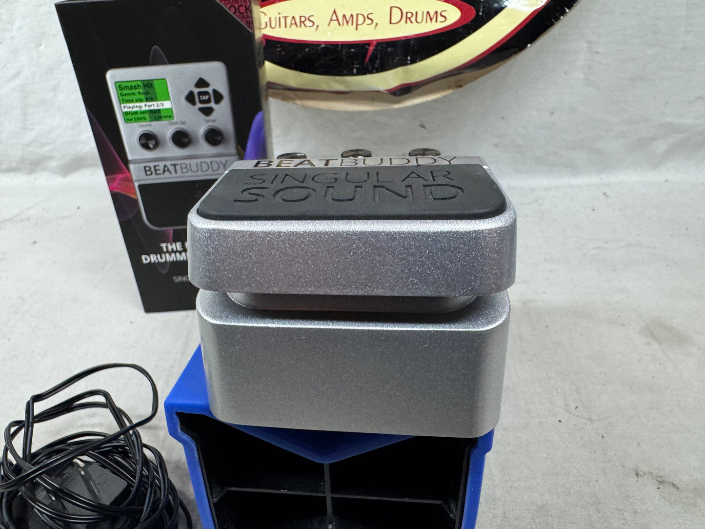 Singular Sound BeatBuddy beat buddy Drum Machine Pedal with Power Supply + Box
