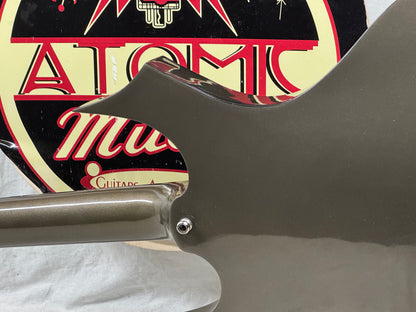 B.C. Rich bc The Dagger Semi-Hollowbody Guitar - Gun Metal Gray