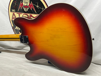 Fender Starcaster Semi-Hollow Body Electric Guitar - Aged Cherry Burst