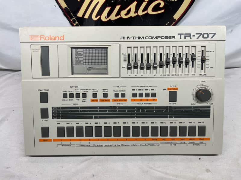 Roland TR-707 Rhythm Composer Drum Machine - Image 2