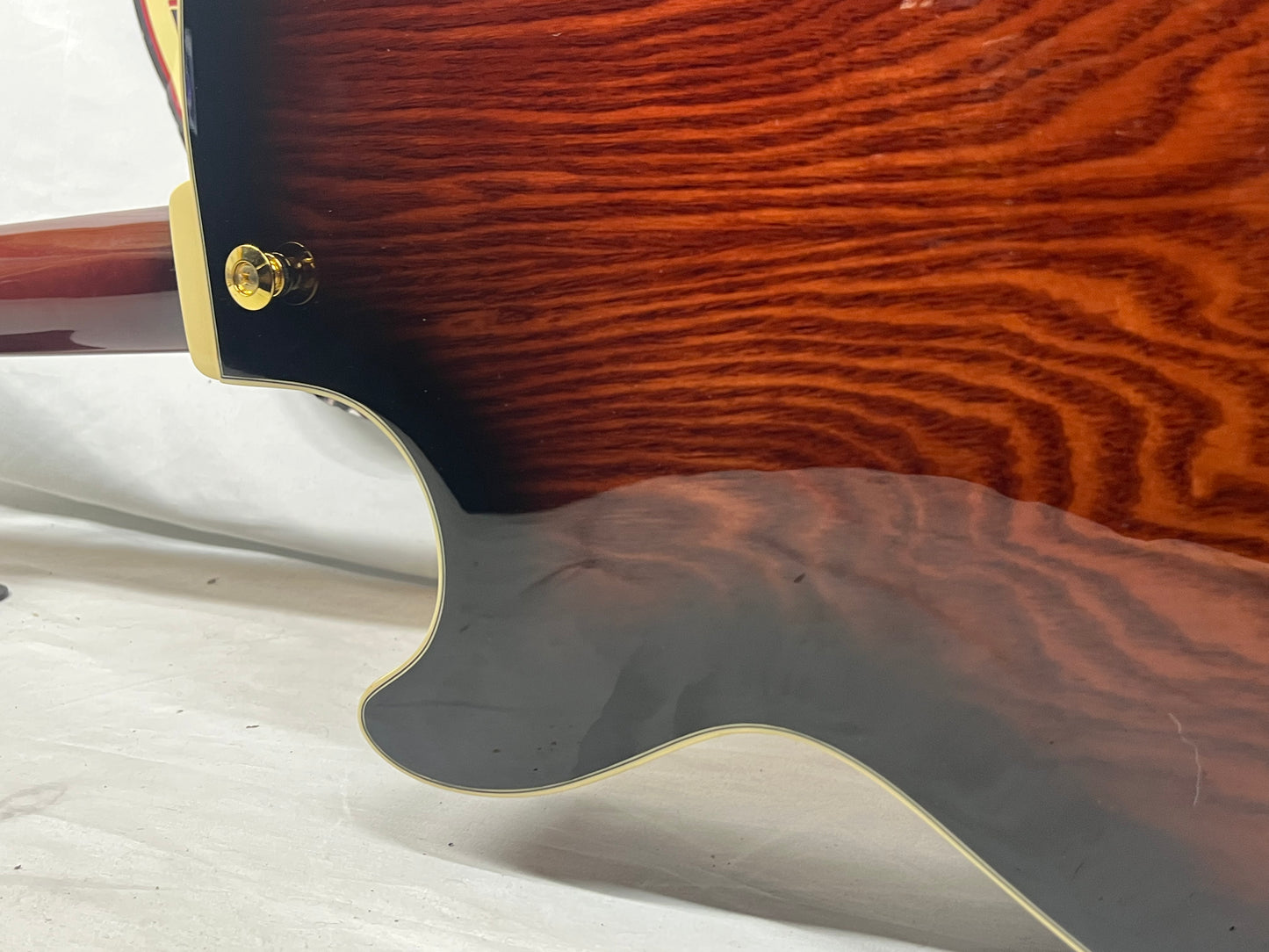 Ibanez AG95QA Hollow Body Electric Guitar - Dark Brown Sunburst