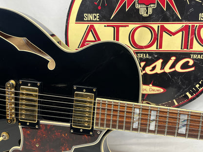 D'Angelico EX-SS Semi-Hollow Body Electric Guitar with Hard Shell Case