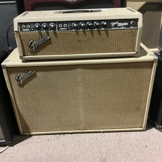 Fender Band Master bandmaster Tube Guitar Amplifier Head + 212 2x12 Speaker Cabinet - Local Pickup Only