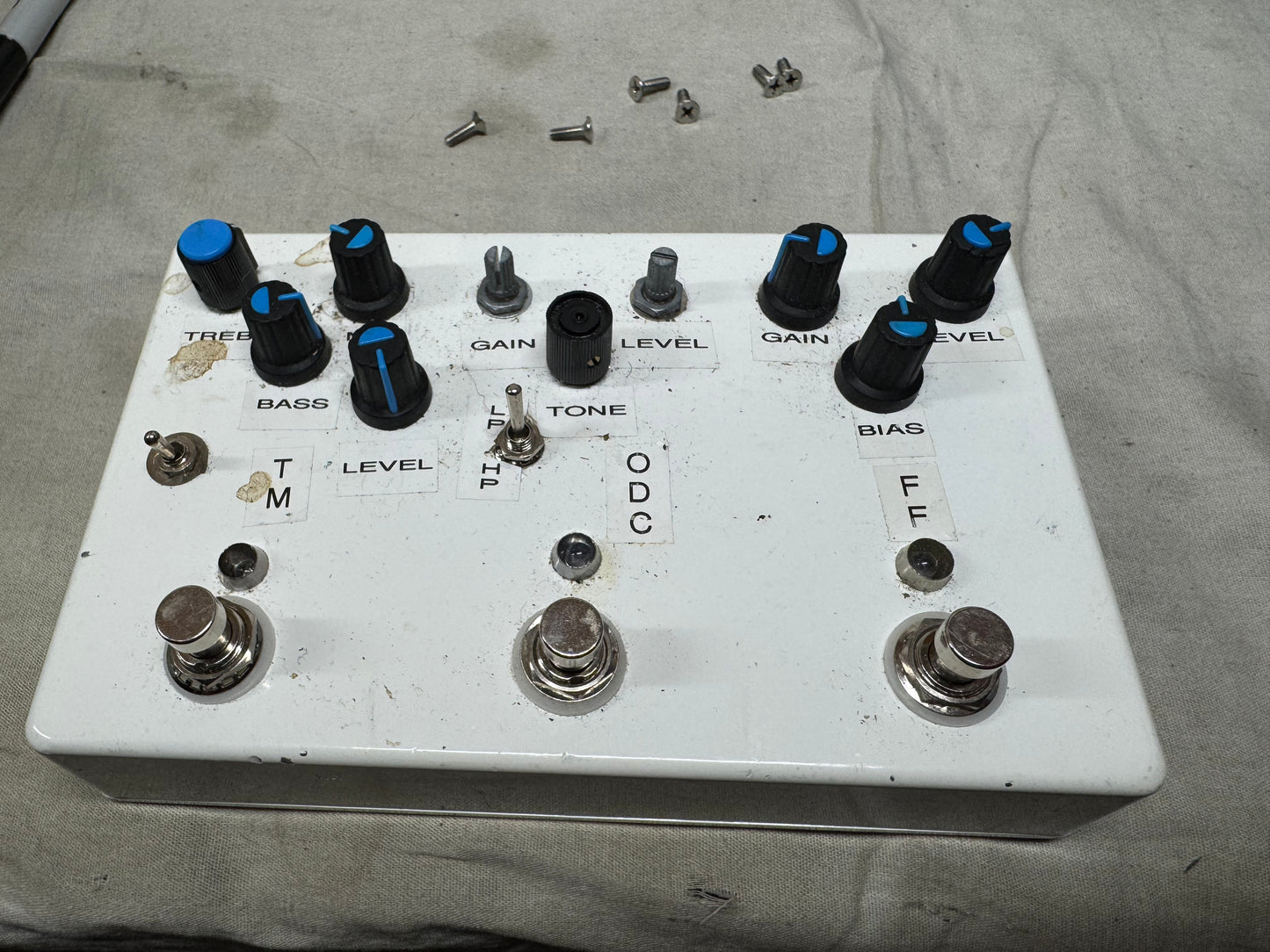 Unknown Manufacturer 3-In-One 3-Channel Overdrive / Distortion / Fuzz Pedal