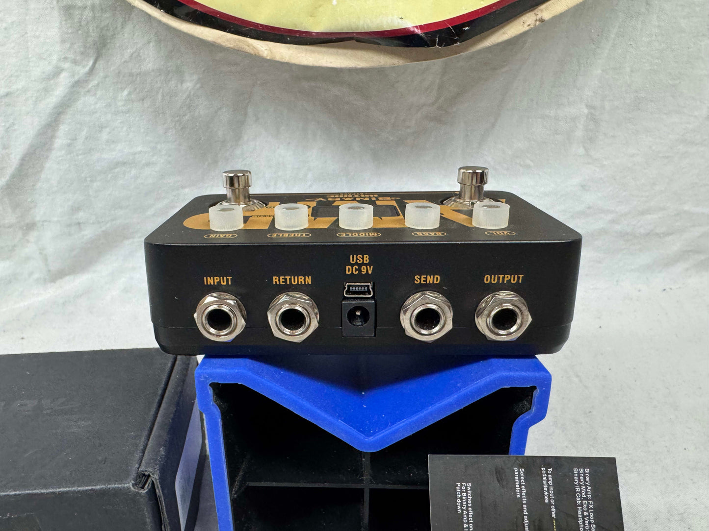 Hotone Binary Amp CDCM Amplifier Simulator Effects Pedal with Box