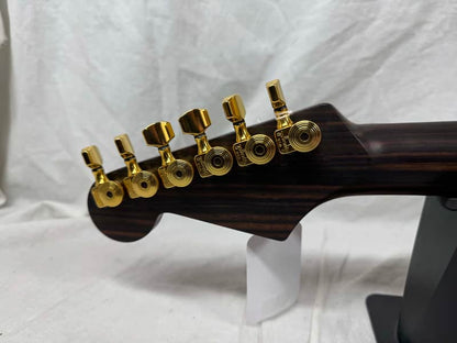 Warmoth S-style HSS Guitar with EMG Pickups by Houston Electric Guitar Jerry DeLue - Image 9