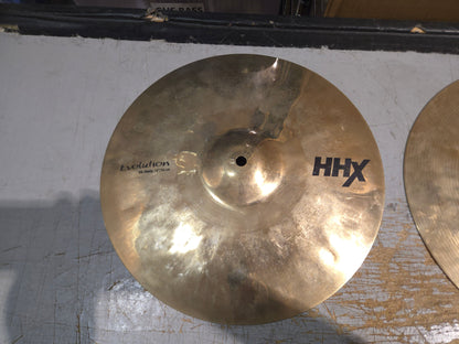 Sabian 14" HHX Evolution Hi-Hat Cymbals (Pair) 2002 - Present - Brilliant