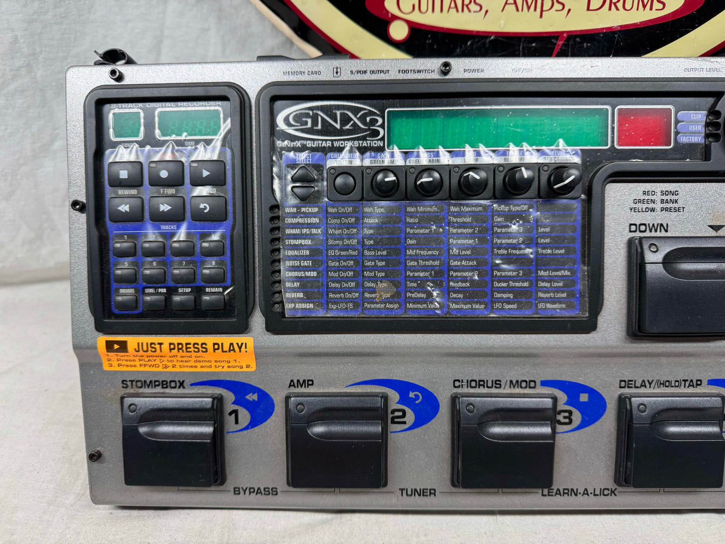 DigiTech GNX3 Guitar Multi-Effects Processor Preamp Pedal