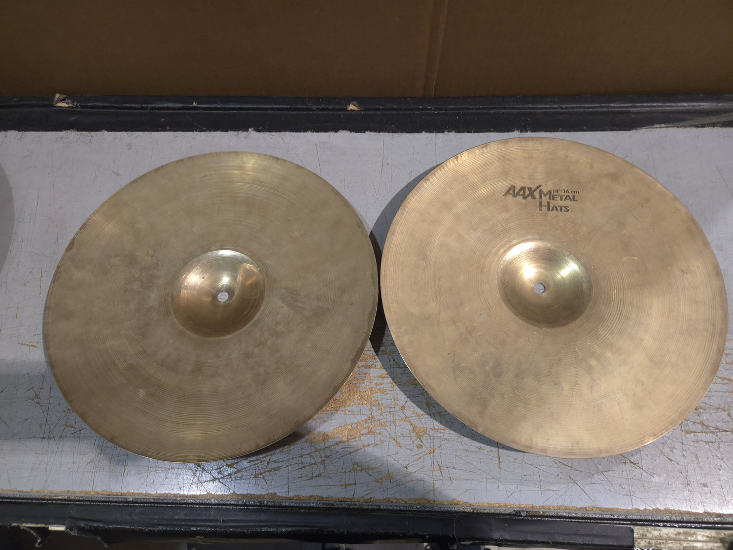 Sabian 14" AAX Metal Hi-Hat Cymbals (Pair)
