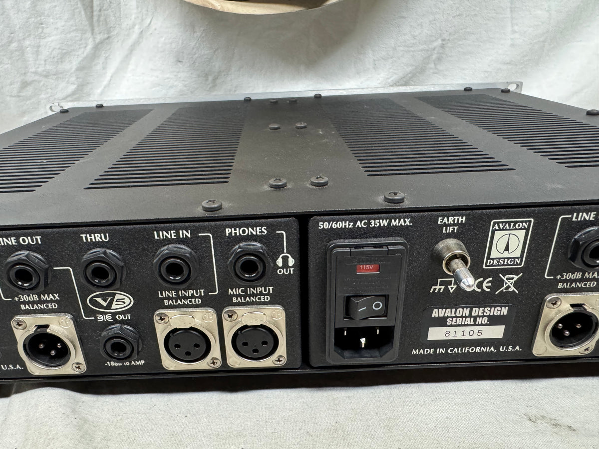 Avalon V55 v 55 Rackmount Microphone Preamp