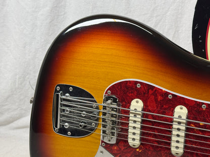 Fender Bass VI 6-string Bass with Case - MIJ Made In Japan 1996 - 3-Color Sunburst / Rosewood fingerboard