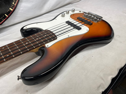 Squier P-Bass Precision Bass Special-5 5-String Electric Bass - Brown Sunburst