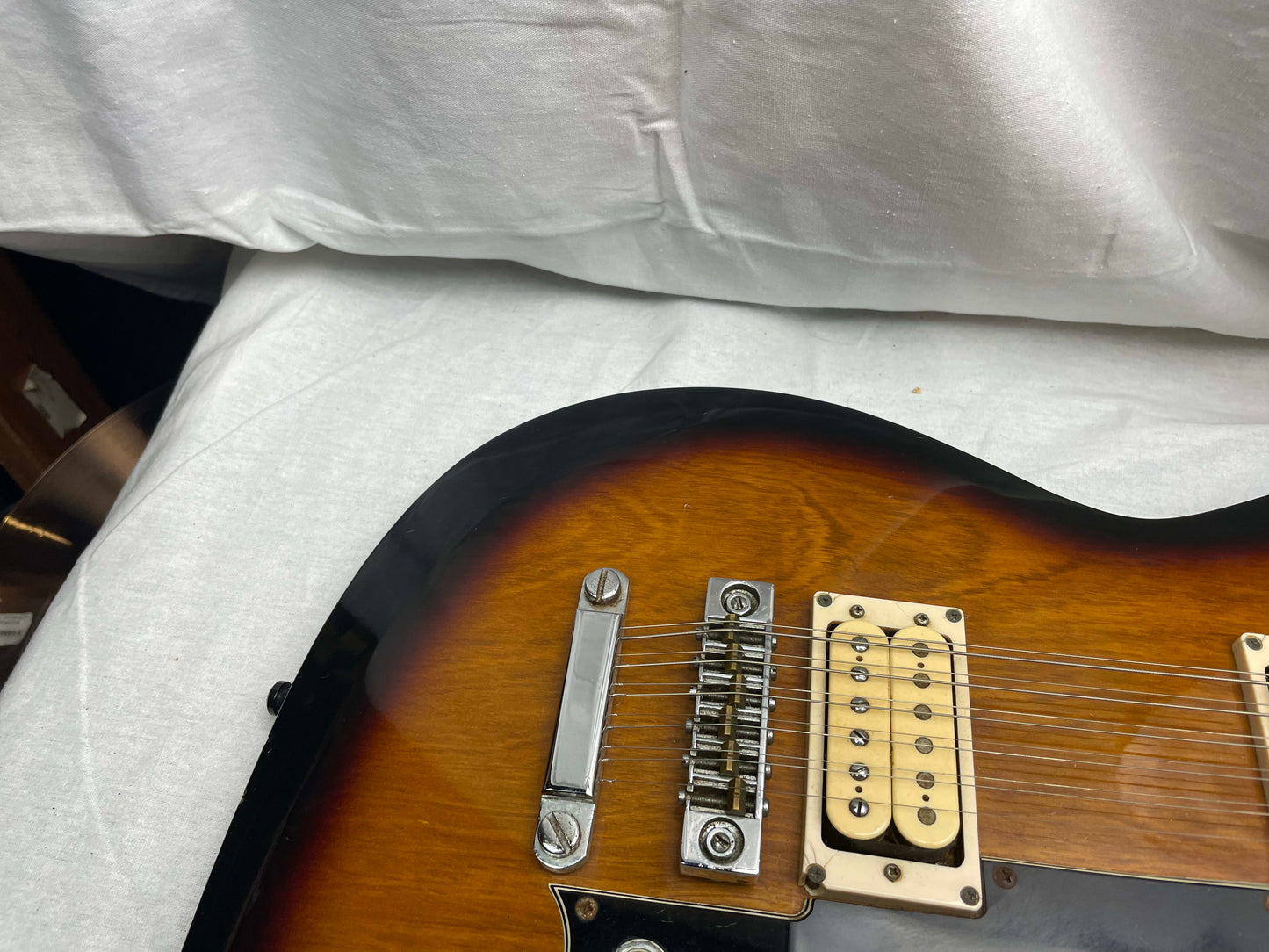 Ibanez Studio Series ST1200 Studio Twin 6/12 Double Neck doubleneck Guitar with Case MIJ Made In Japan 1978 - Brown Sunburst