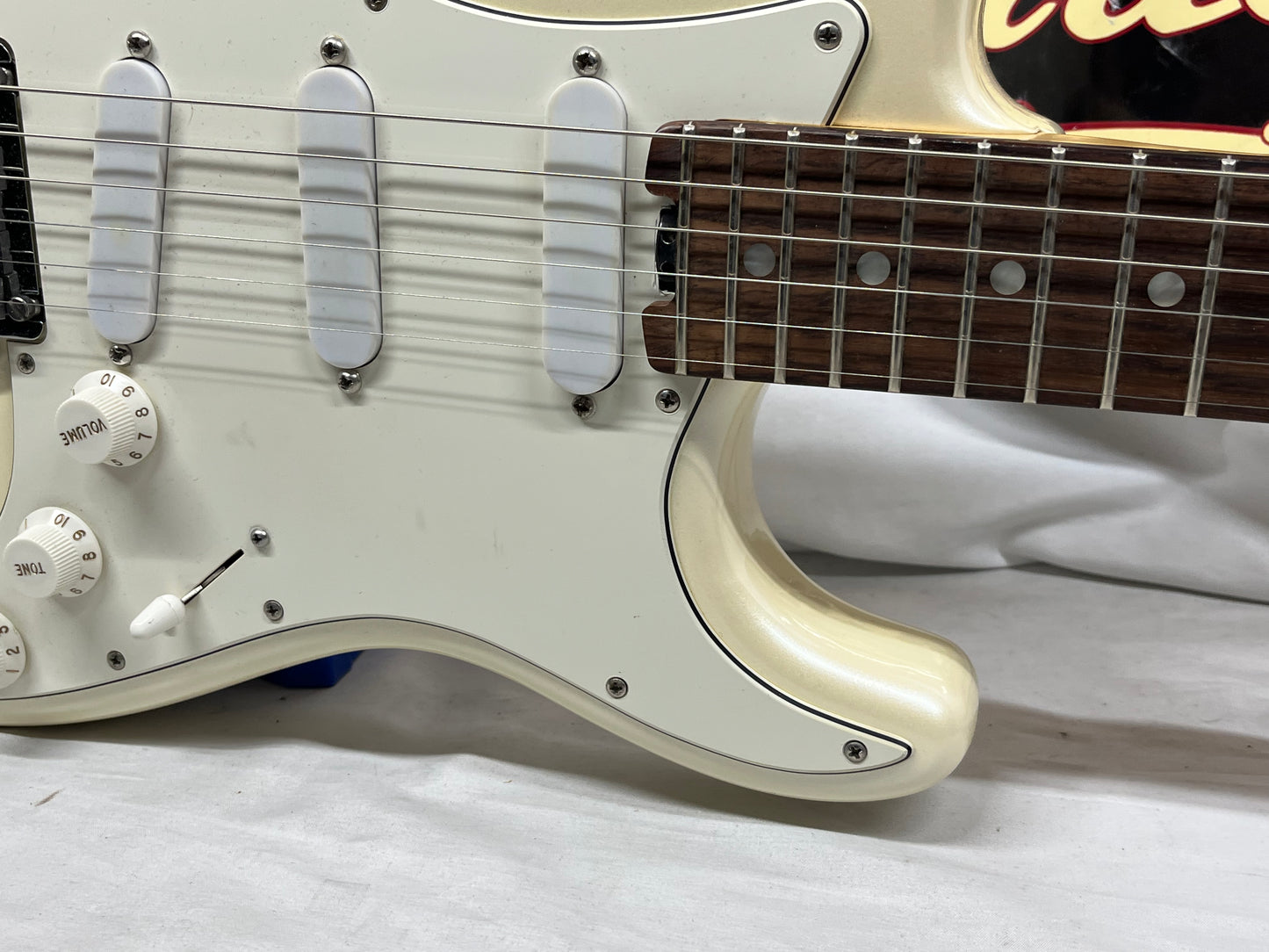 Fender American Elite Stratocaster Strat Electric Guitar - Olympic Pearl