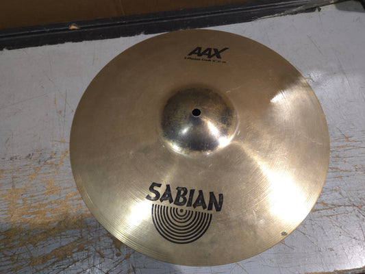 Sabian 16" AAX X-Plosion Crash Cymbal 2005 - 2018 - Natural
