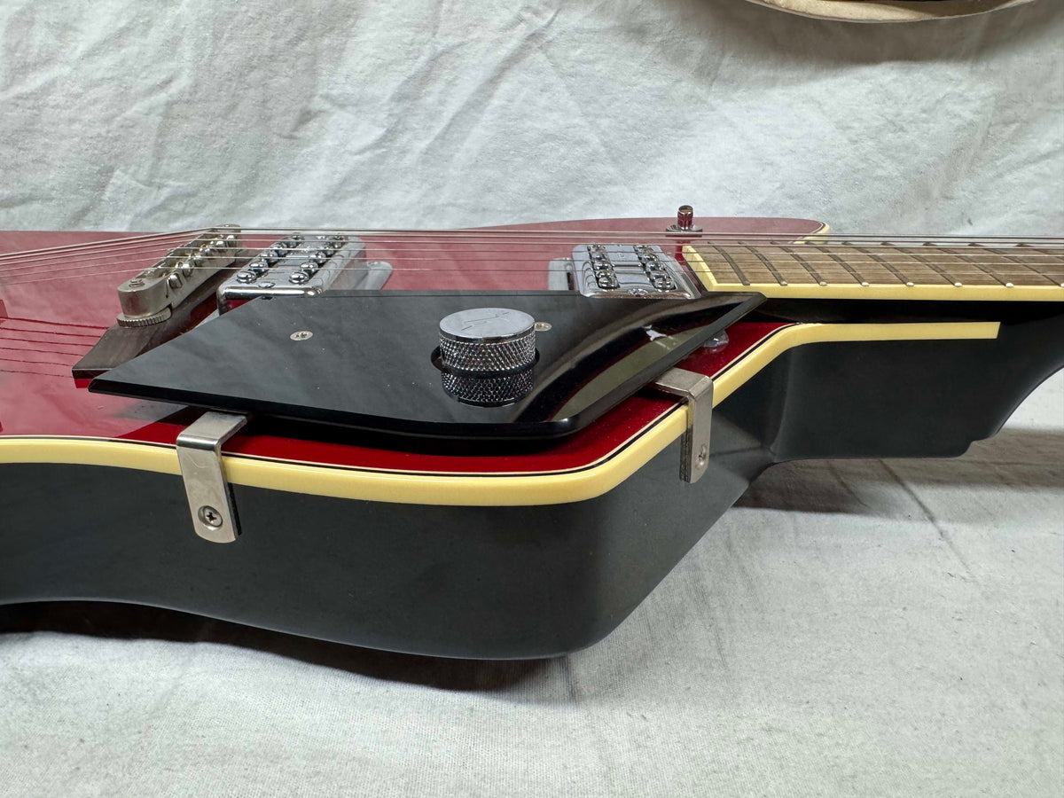 Gretsch G6199 Billy-Bo Jupiter Thunderbird Guitar with COA + Case - MIJ Made In Japan - Red