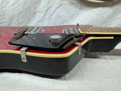 Gretsch G6199 Billy-Bo Jupiter Thunderbird Guitar with COA + Case - MIJ Made In Japan - Red