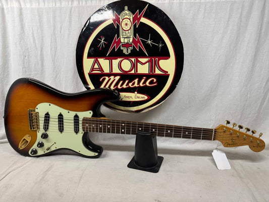 Fender USA SRV Stevie Ray Vaughan Signature Stratocaster Guitar with DiMarzio Hot Rails pickups + Case
