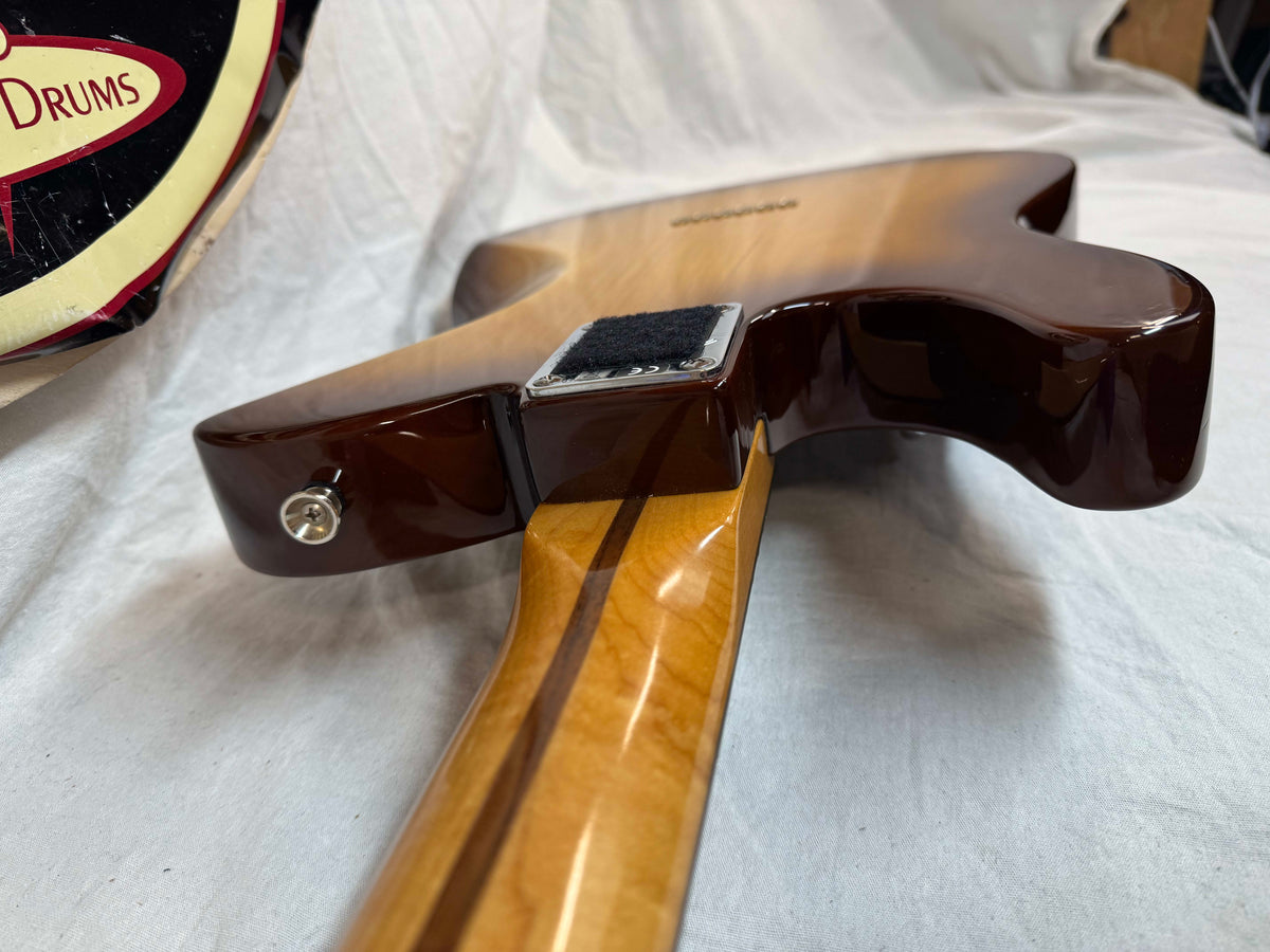 Fender 2016 Limited Edition American Standard Telecaster Figured Neck Guitar with Case 2015 - Cognac Burst / Rosewood fingerboard