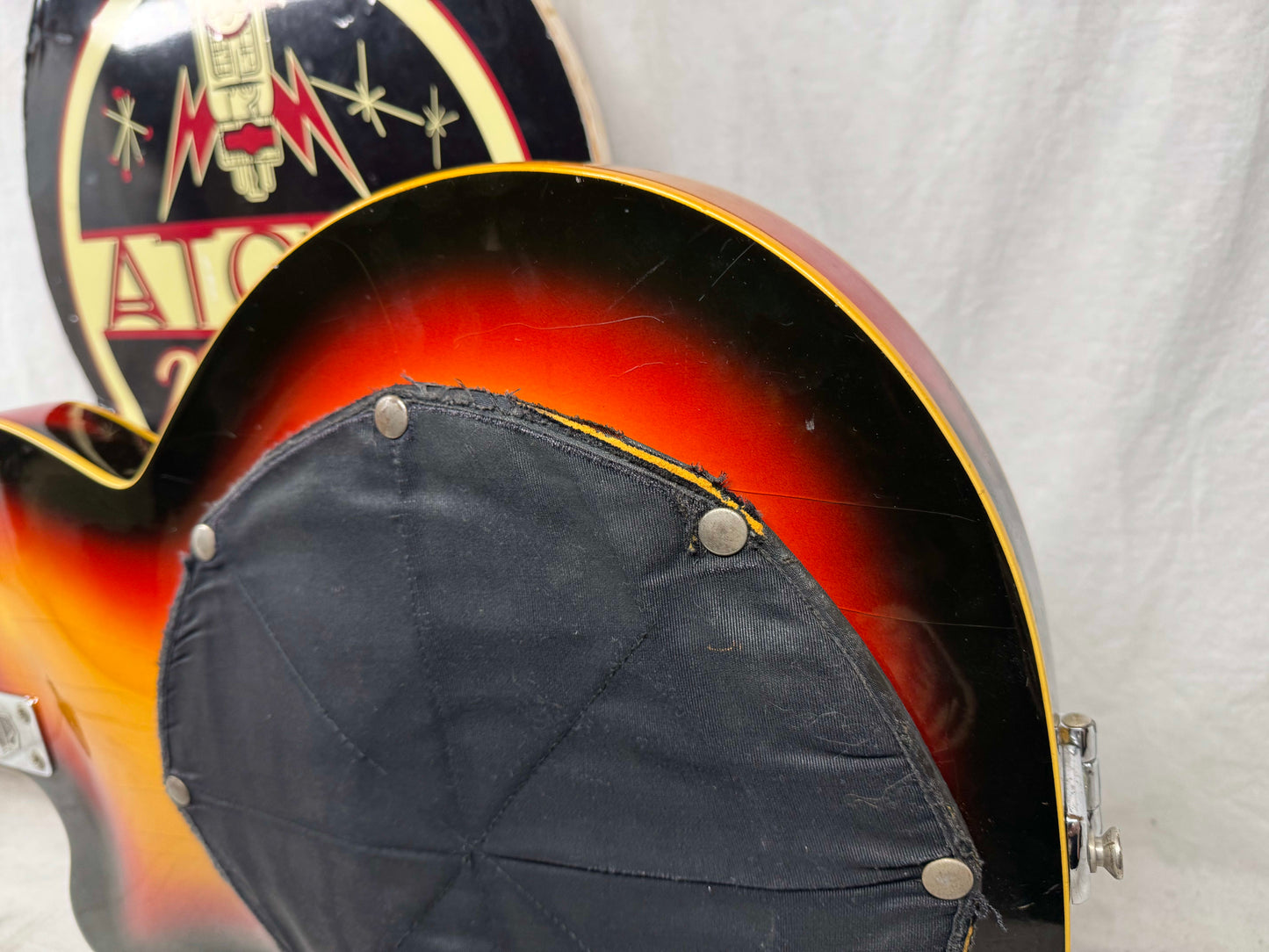 Vox V265 Bossman Semi-Hollow Body Guitar - *NO* Effects - functions as standard guitar only - Sunburst